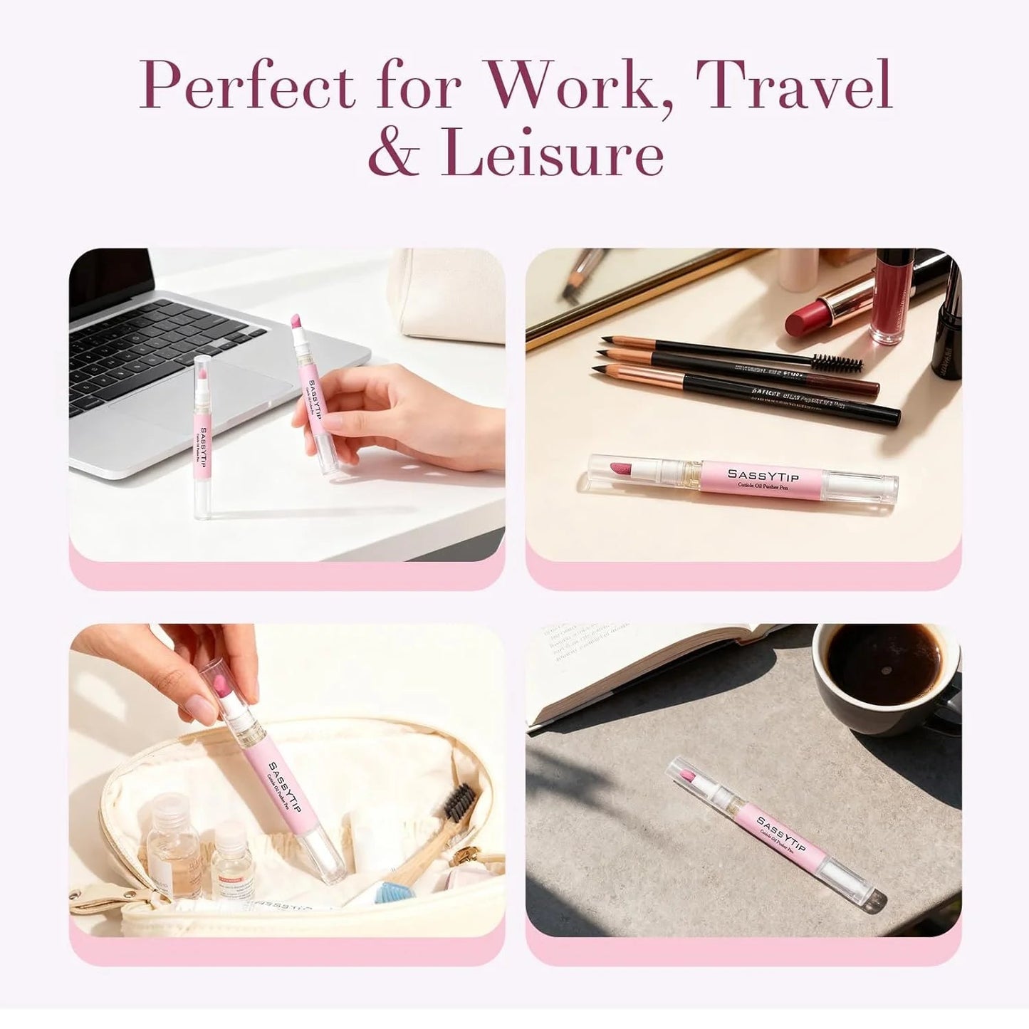 Cuticle Oil Pen and Pusher (2PCS)