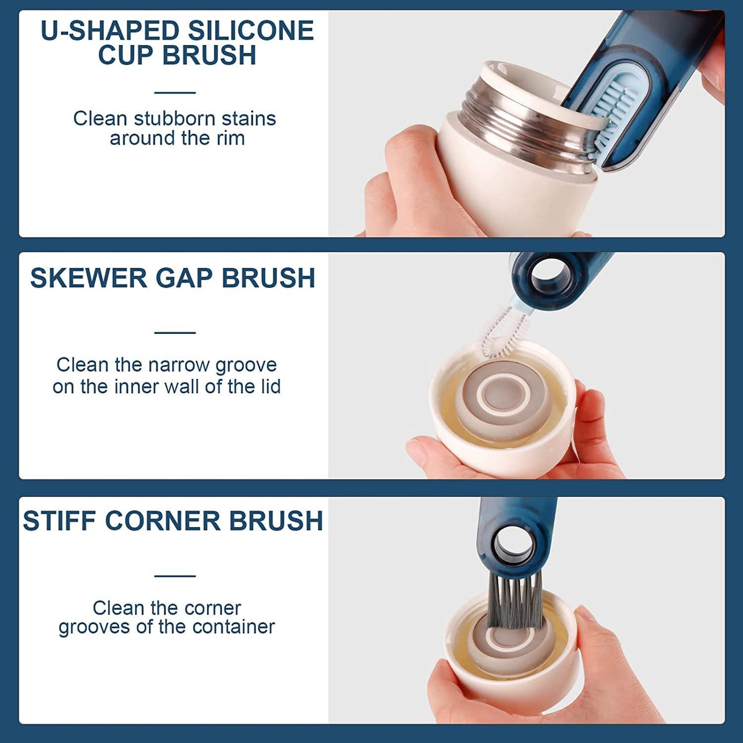 3 in 1 Multifunctional Cleaning Brush