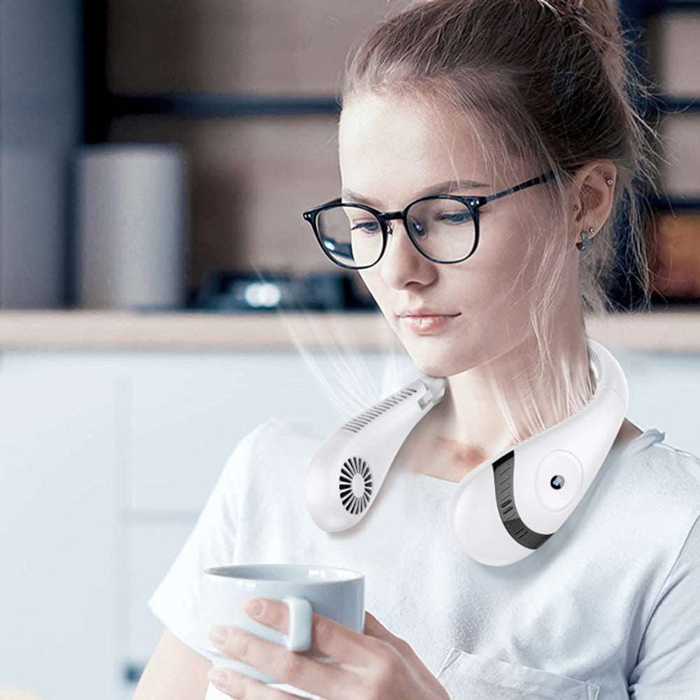 Mini Portable Neck Fan(360° Noiseless)