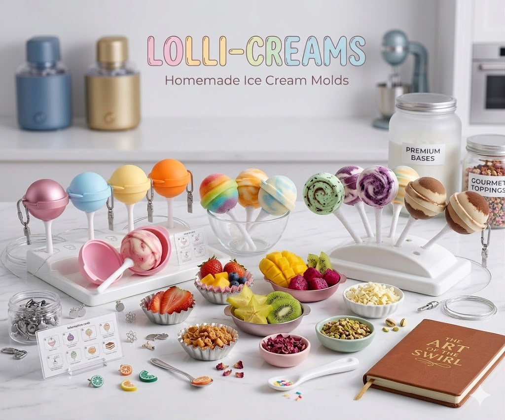 Lollipop Ice Cream Maker, Homemade Popsicle Molds
