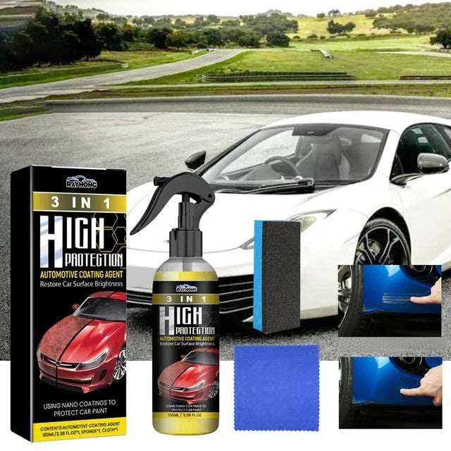 3 in 1 Ceramic Coating Polish Spray.