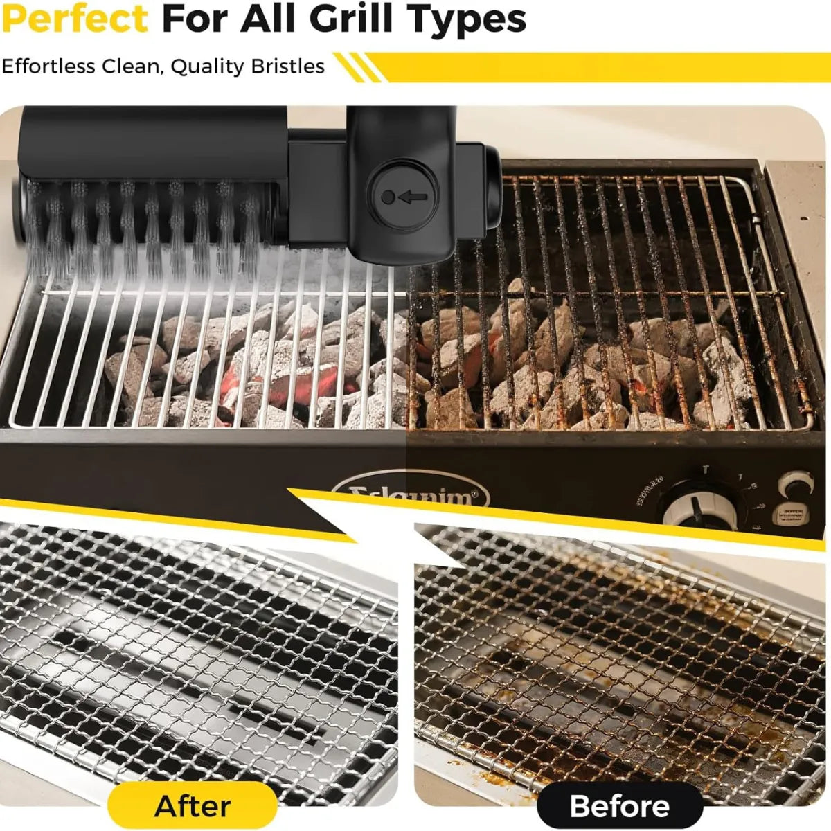 Upgradable Electric Grill Brush
