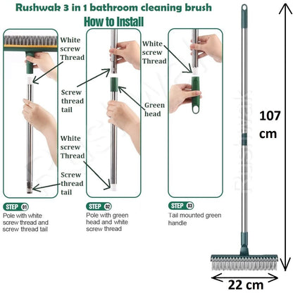 3 in 1 Cleaning Brush (180° Rotate)