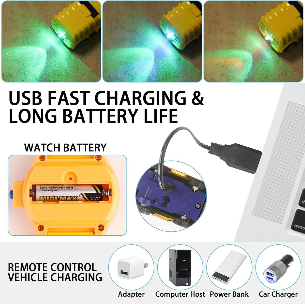 Watch Remote Control Car Toy for Kids
