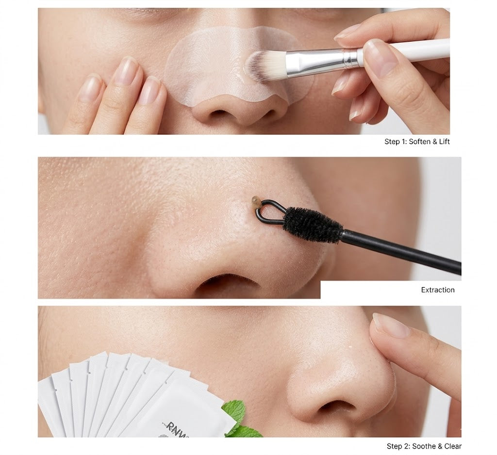 Blackhead acne removing and pore cleaning nasal patch