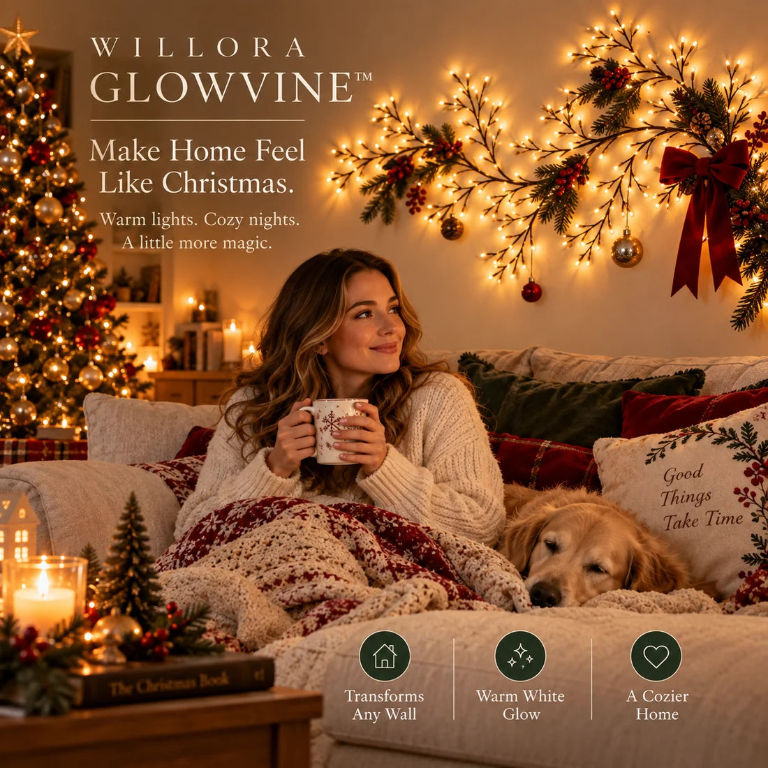 Christmas Wall Light for Cozy Homes
