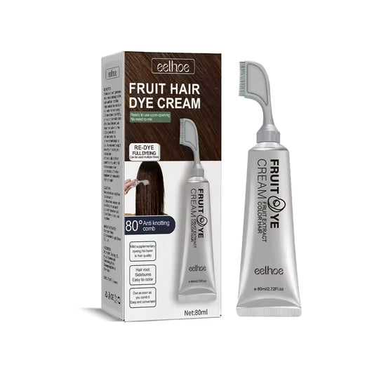 Hair Dye Cream Comb with Natural Plant Extract