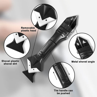 9 in 1 Silicone Caulking Finishing Tools - Silicone Sealant Grout Finishing Mould Scraper Remover Trowel for Bathroom Kitchen Window Sink Joint Corner
