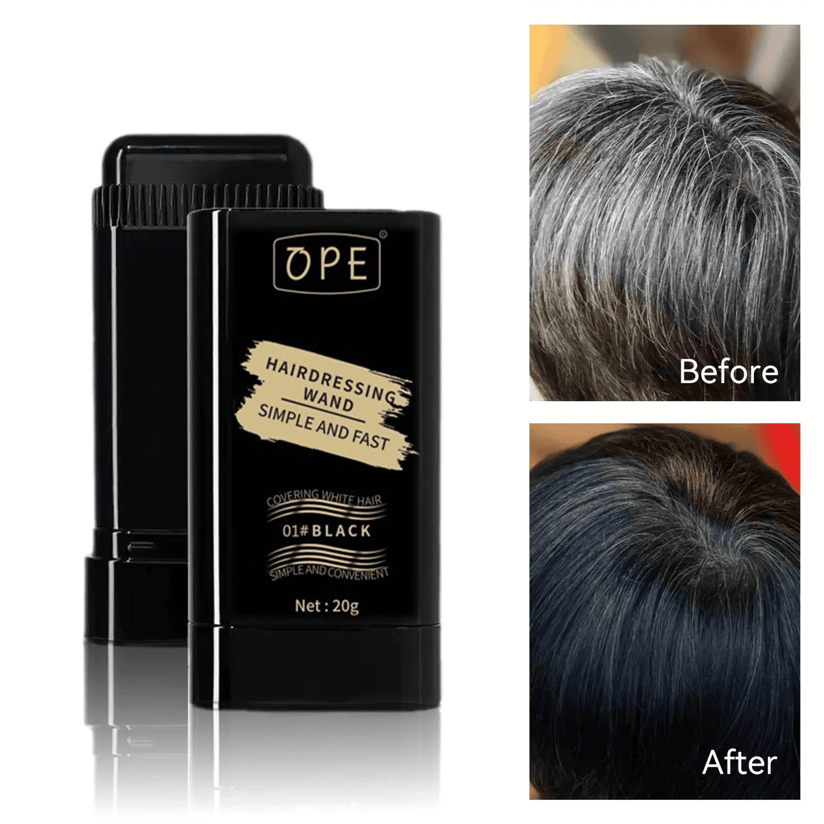 3-color portable Hair & Beard Dye Comb