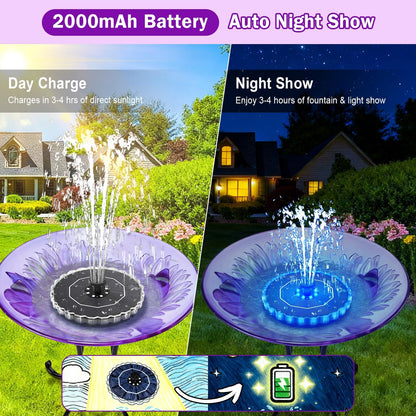 Solar Water Fountain