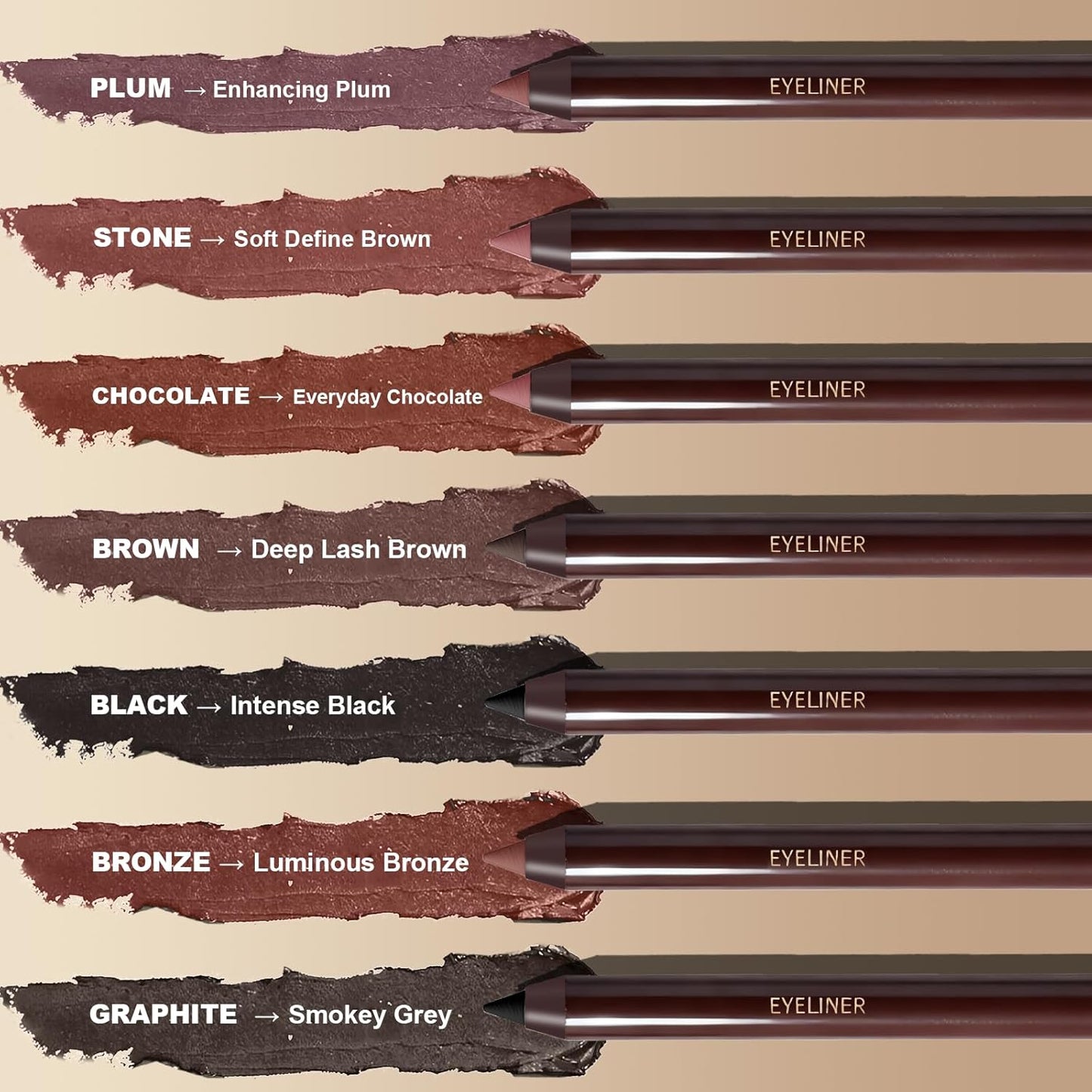 Waterproof Gel Eyeliner Pencil