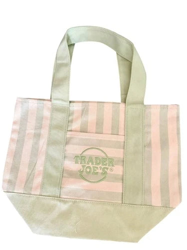 Trader Jo Tote Bag Pastel Stripes 2026(4 pcs)