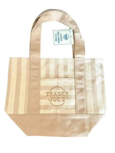 Trader Jo Tote Bag Pastel Stripes 2026(4 pcs)