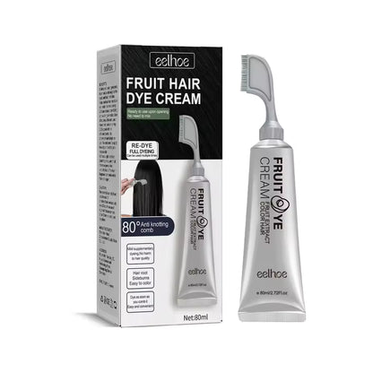 Hair Dye Cream Comb with Natural Plant Extract