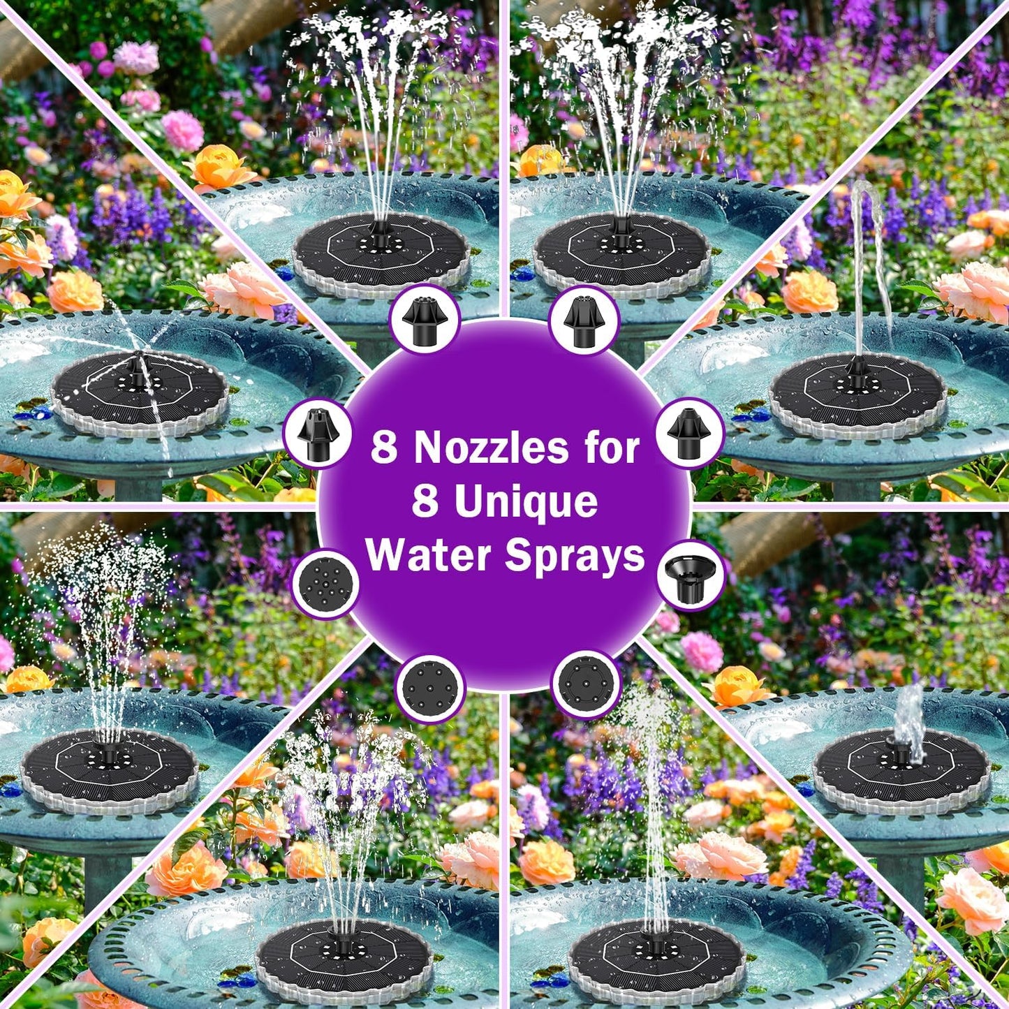 Solar Water Fountain