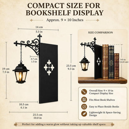 Lantern Bookshelf Lamp