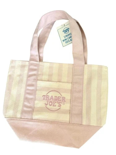Trader Jo Tote Bag Pastel Stripes 2026(4 pcs)