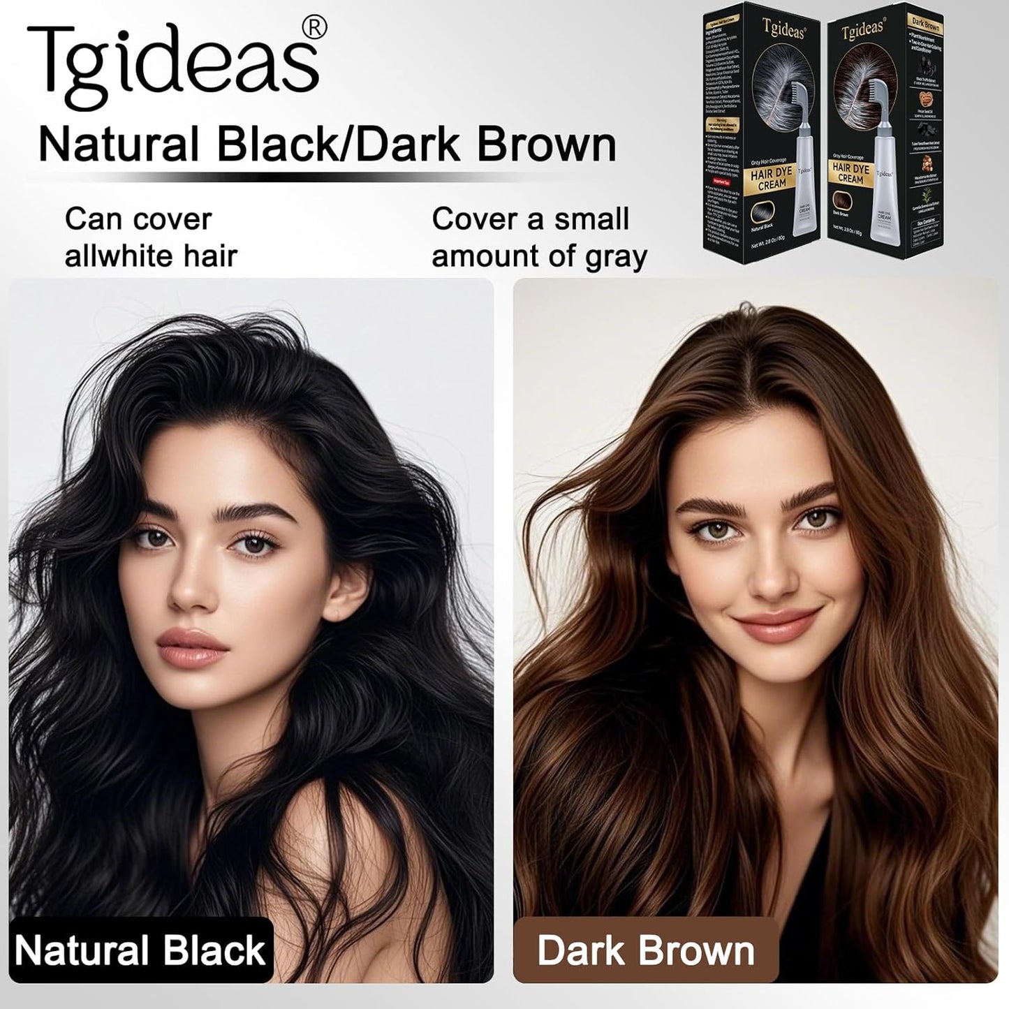 Hair Dye Cream Comb with Natural Plant Extract