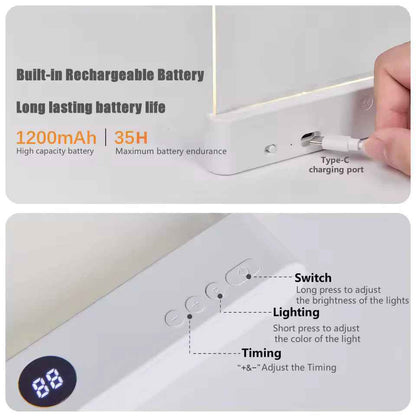 LED Flat Panel Eye Protection Reading Light