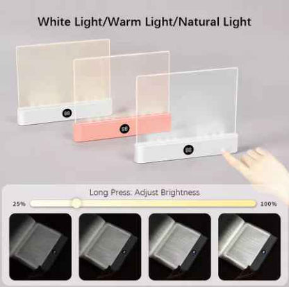 LED Flat Panel Eye Protection Reading Light