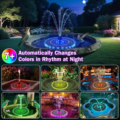 Solar Water Fountain
