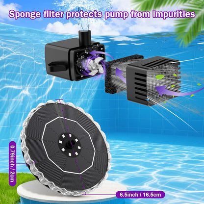Solar Water Fountain