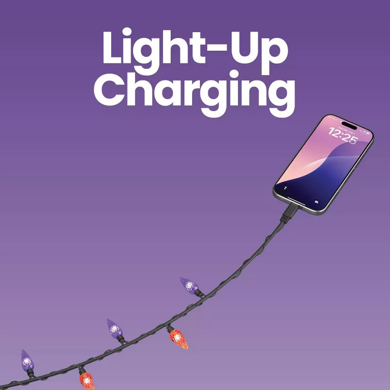 Spooky Light up USB-C Cable