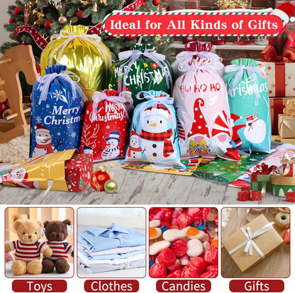 Christmas Foil Gift Bags(20 pcs)