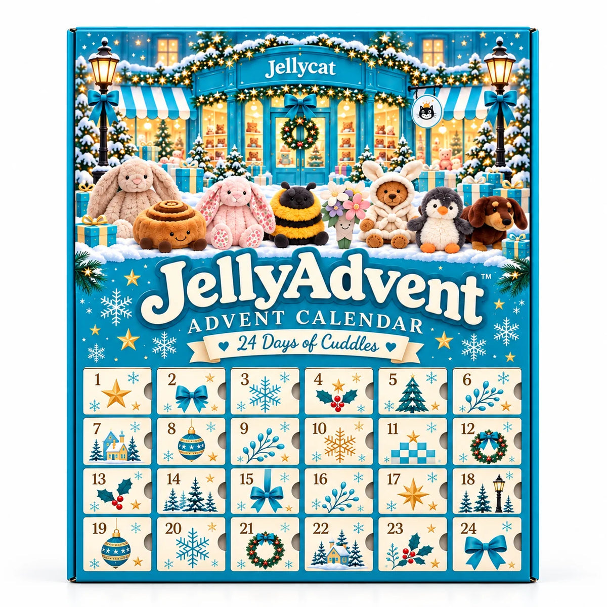 Fastgad™ 24-Day Plush Advent Calendar