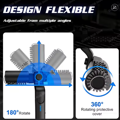 Upgradable Electric Grill Brush