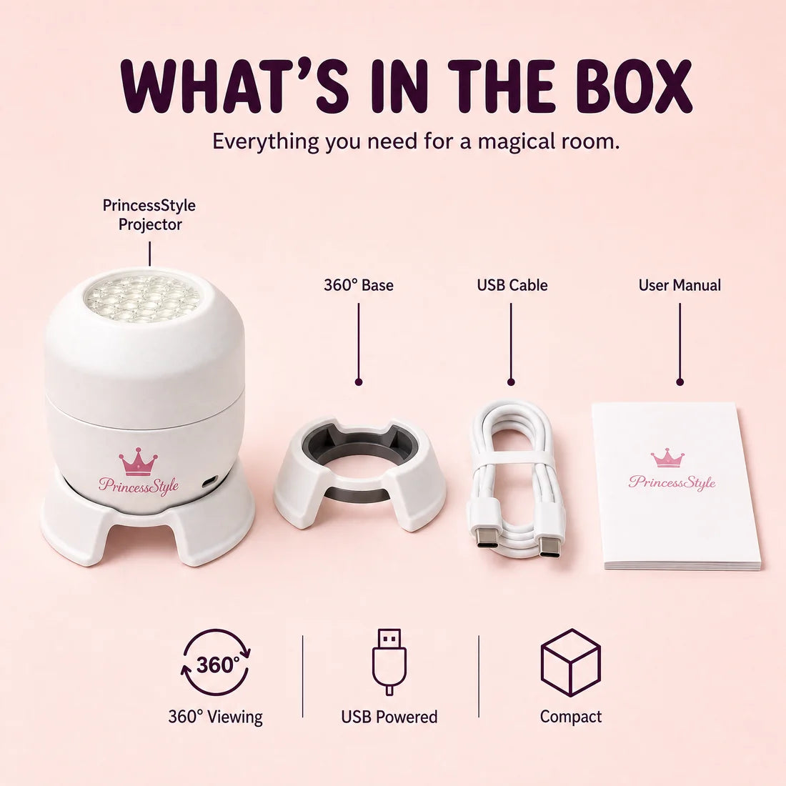 Fastgad™ Princess Projector