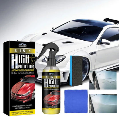3 in 1 Ceramic Coating Polish Spray.
